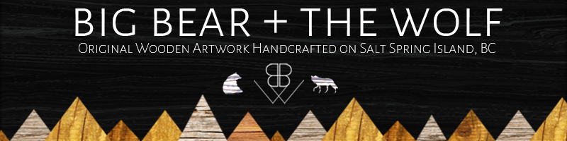 Big Bear + the Wolf banner logo